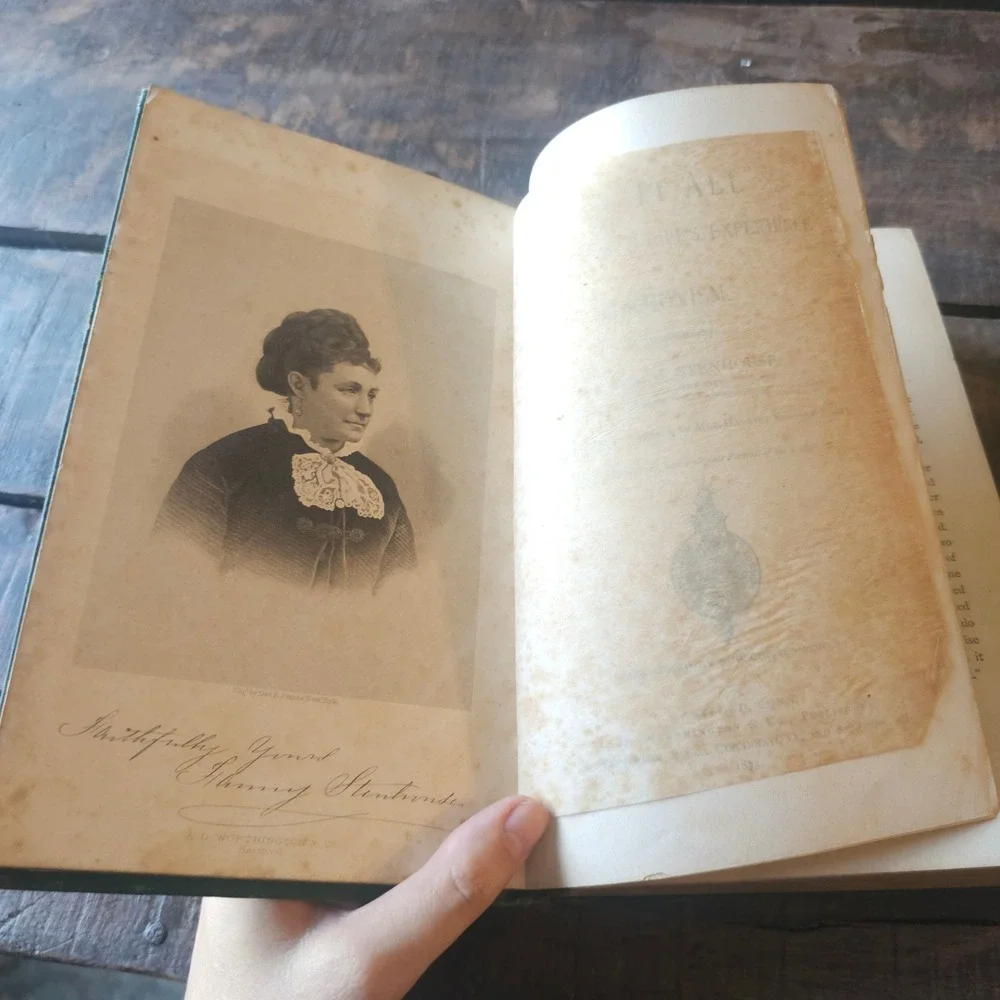 1874 Tell It All Mrs TBH Stenhouse Mormonism Harriet Beecher Stowe Antique Book